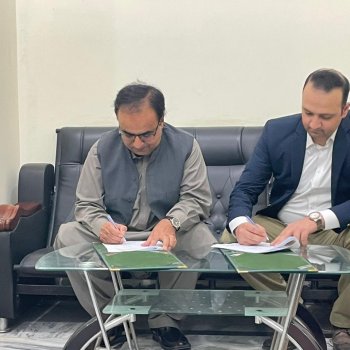 MoU Signing with Sarhad University Peshawar